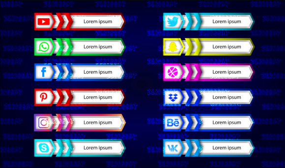 Download Graphic Social Media Icon Bar Link Web - Media Collection