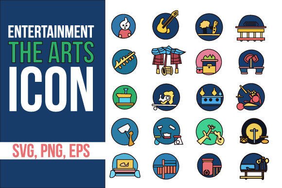 Download Entertainment the Arts Outline Icon - Entertainment Collection
