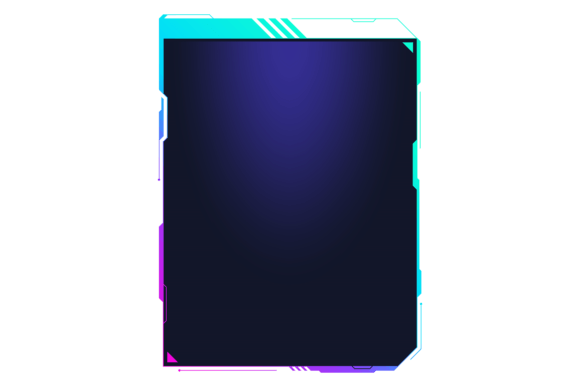 Download Futuristic Game Screen with Neon Black G - Futuristic Collection