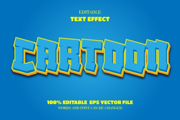 Download Cartoon Text, Editable Font Effect - Editable Collection