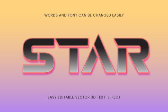 Download Star - 3d Style Easy Editable Design - Editable Collection