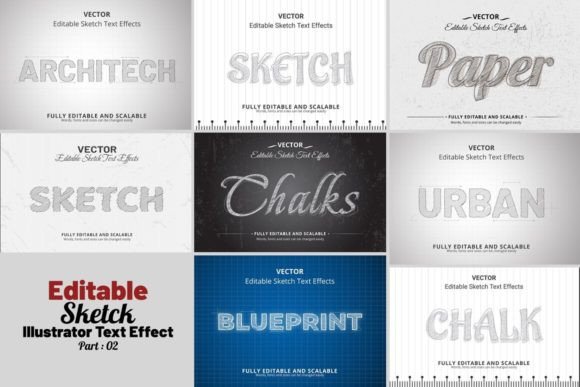 Download Editable Vector Text Effect - Editable Collection