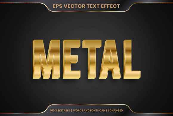 Download Metal Word, Text Effect Editable Style - Editable Collection