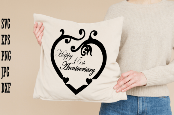 Download 15th Anniversary SVG Editable Design - Editable Collection
