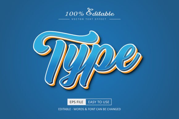 Download Style Type Text Effect Editable Modern T - Editable Collection