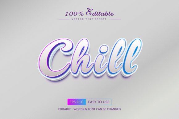 Download Chill Text Effect Editable Style - Editable Collection