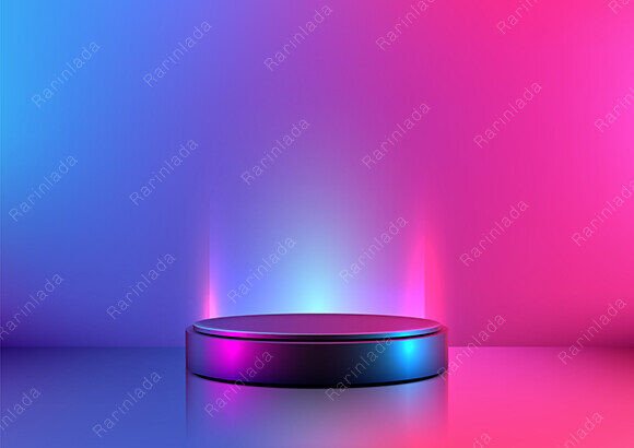 Download Futuristic Neon Platform Technology - Futuristic Collection
