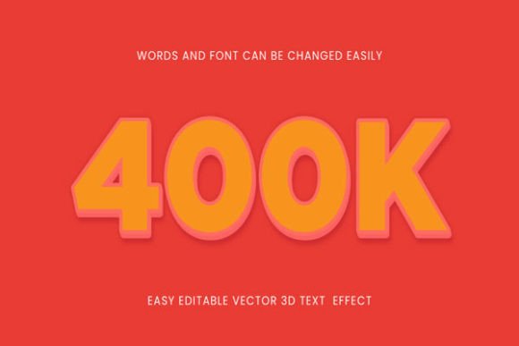 Download Text  - Effect 400k Editable Design - Editable Collection