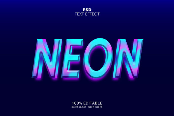 Download Neon Editable Text Effect - Editable Collection