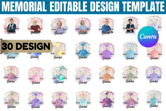Download Memorial Editable Design Template - Editable Collection