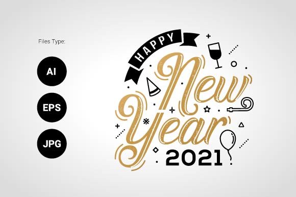 Download Happy New Year 2021 Greeting Card - Premium Resources