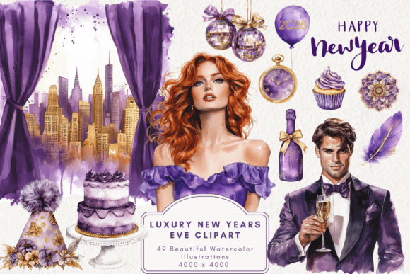 Download Luxury New Year's Eve Clipart - New year Collection