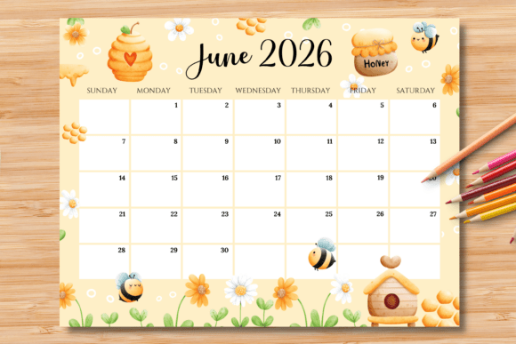 Download Editable/Fillable June 2026 Calendar - Editable Collection