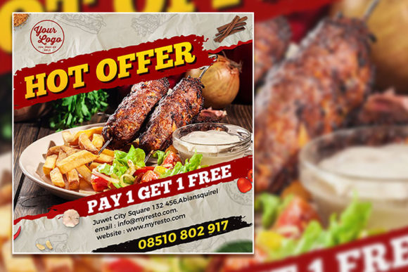 Download Hot Offer Food Menu Social Media Post - Media Collection