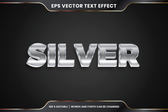 Download Silver Word, Text Effect Editable Style - Editable Collection
