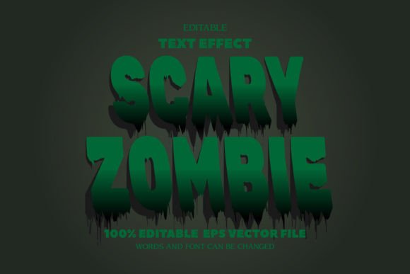 Download Zombie Text, Editable Font Effect - Editable Collection