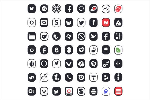 Download Social Media Icon Set Vector - Media Collection