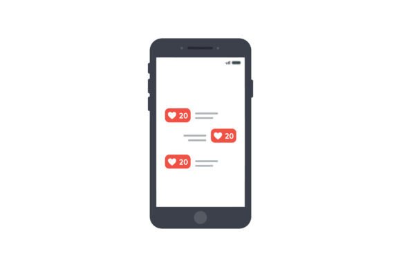 Download Smartphone with Social Media Notificatio - Media Collection