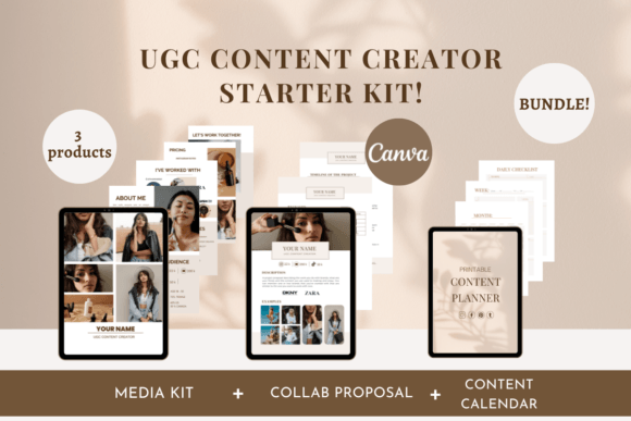Download Content Creator UGC Kit for Social Media - Media Collection
