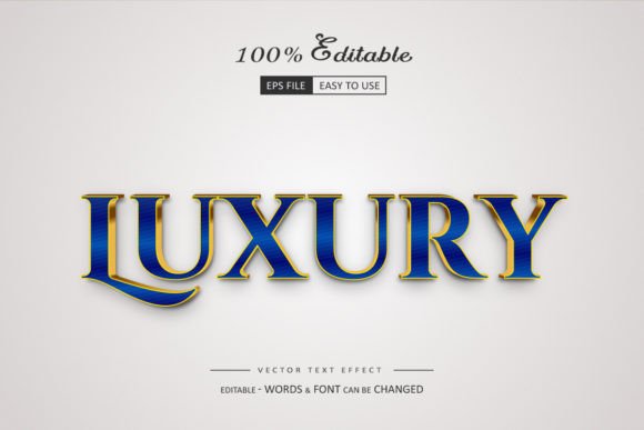 Download Editable Luxury Text Font Effect - Editable Collection